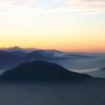 Hochleckentour Abendstimmung