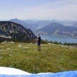 Hochlecken Paragleiter Start