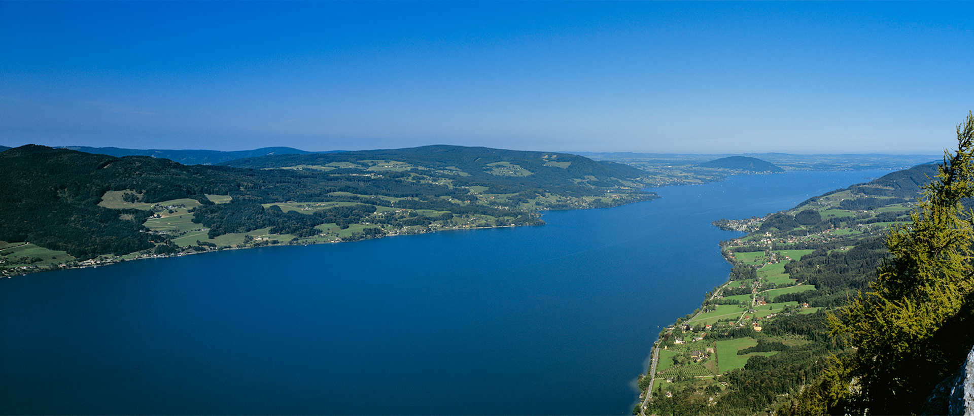 Attersee Panoramablick © TV Attersee / Renner